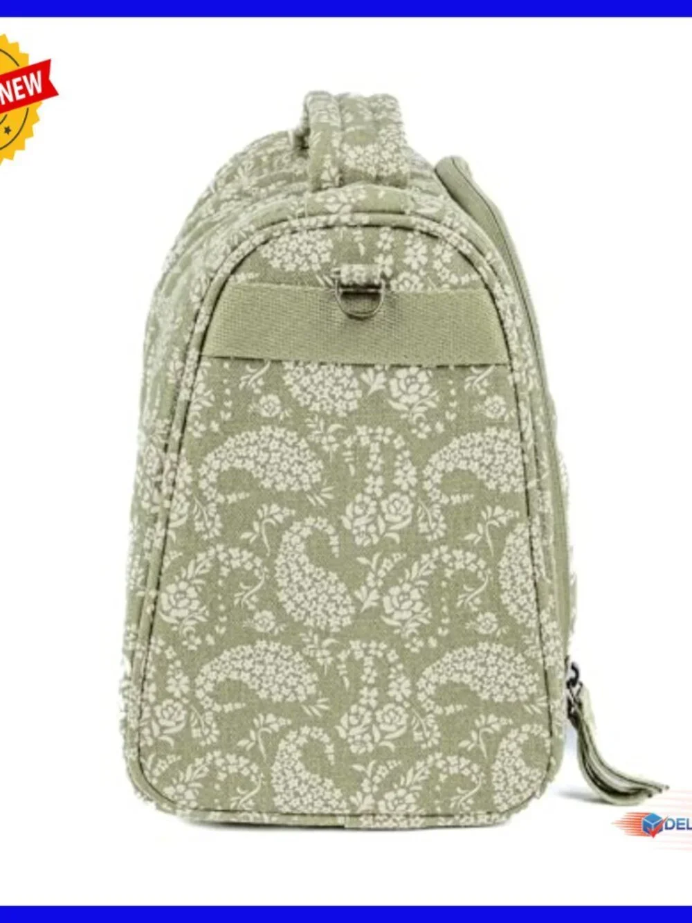 Insulated Bottle Bag Holds 3 Bottles, Lunch Tote with Shoulder Strap